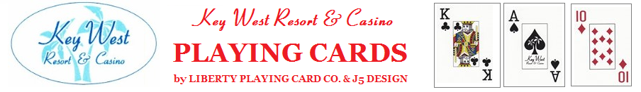 4 decks Key West Resort & Casino playing cards 